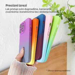 Maska Rainbow Spring za Samsung A346B Galaxy A34 5G roze plava - Img 3