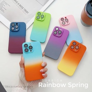 Maska Rainbow Spring za Xiaomi Redmi 10C ljubicasto siva - Img 2