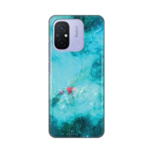 Maska Silikonska Print za Xiaomi Redmi 12C Marbel Sky