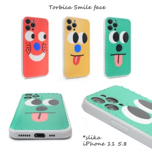 Maska Smile face za iPhone 12 Mini 5.4 zuta - Img 3