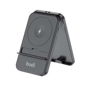 Multifunkcionalni box wireless punjac Budi Magsafe 15W 14 u 1 crni - Img 3