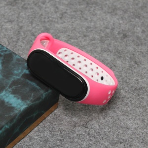Narukvica za smart watch Xiaomi Mi Band M5/M6 pink bela - Img 1