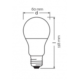 OSRAM LED SIJALICA E27 A 10W/840 VALUE FR75 - Img 4