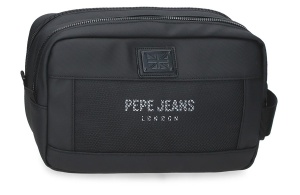 PEPE JEANS DURHAM muški neseser sa 2 pregrade - crna