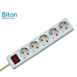 PRENOSNA PRIKLJUCNICA 5 / 5 met PREKIDAC PP/J 3X1.5mm (ET10124) - Img 2