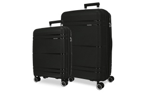 ROLL ROAD UNIVERSE set kofera 2/1 - crna