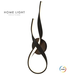 SOLEA 137 ZIDNA LAMPA 20W 3000K CRNA