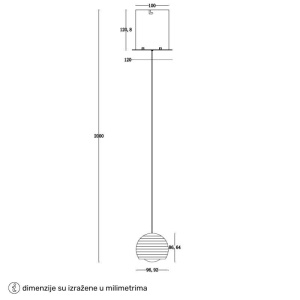 SOLEA 69 VISILICA 6W CCT CRNA - Img 3