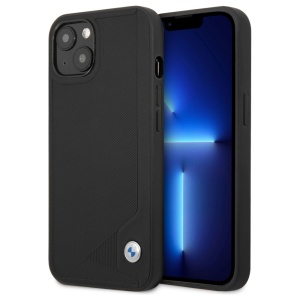 Torbica BMW Hc Leather Deboss za iPhone 13 6.1 crna (BMHCP13MRCDPK) - Img 1