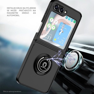 Torbica Frosted Shockproof za Samsung F741B/F761B Galaxy Z Flip 6/7 SE 5G crvena - Img 4