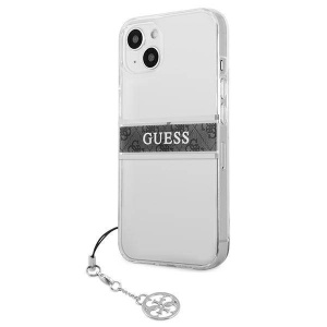 Torbica Guess 4G Stripe Charm za iPhone 13 6.1 siva (GUHCP13MKB4GGR) - Img 2
