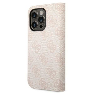 Torbica Guess BT PC/TPU 4G PU Script Metal za iPhone 14 Pro 6.1 pink (GUBKP14LHG4SHP) - Img 2