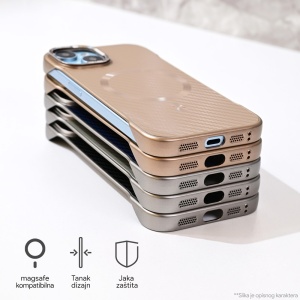 Torbica Magsafe Carbon za iPhone 16 Pro Max 6.9 plava - Img 4