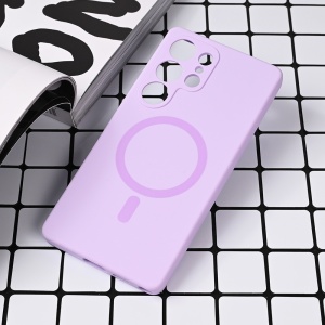 Torbica Magsafe Pure color za Samsung S938B Galaxy S25 Ultra lila - Img 1