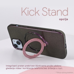 Torbica Magsafe Ring za iPhone 12 6.1 roze - Img 2