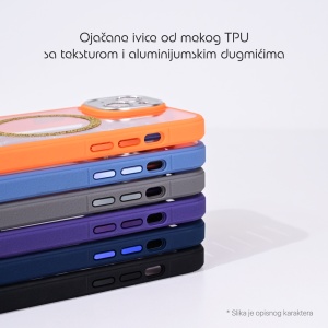 Torbica Magsafe shining za iPhone 15 Pro Max 6.7 siva - Img 4