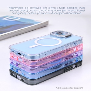 Torbica Magsafe transparent za iPhone 13 Pro Max 6.7 crna - Img 3