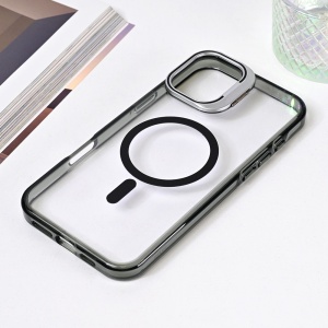 Torbica Magsafe transparent za iPhone 16 Plus 6.7 crna - Img 1