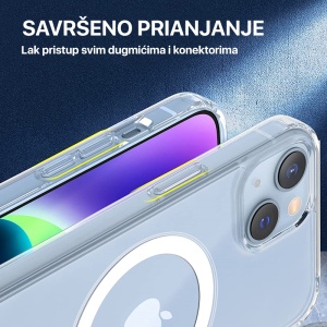 Torbica Magsafe za iPhone 15 Plus 6.7 transparent - Img 4