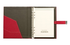 TREND Повестка дня в механизме A5 ELEGANCE - Црвена - Img 2