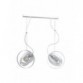 Luster EMI 341-2 Galax white 2xE27