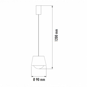 vesta-616-visilica-5w-3000k-mesing