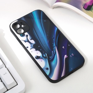 Абстрактный чехол для iPhone 11 6.1 темно-синий