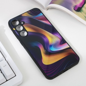 Абстрактный чехол для Samsung A356B Galaxy A35 5G темно-фиолетовый