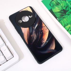Абстрактный чехол для Xiaomi Redmi A3 черный