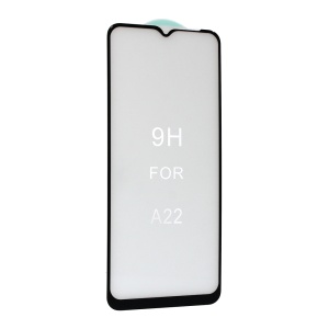 Защитное стекло 5D закаленное для Samsung A226B Galaxy A22 5G черное