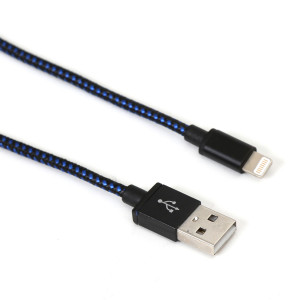 Кабель Omega Lightning - USB 1м OUBFBLNBL