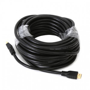 Кабель Omega OCHB15 HDMI v.1.4 черный 15м в рулоне