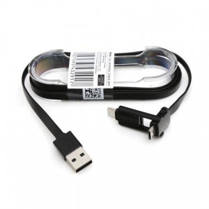 Кабель Omega OUK2PB USB универсальный 2в1