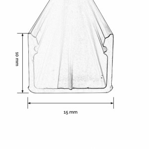 LED Profil LL ALP004 R Komplet