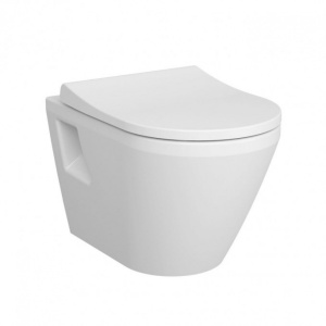 Консольный унитаз VITRA INTEGRA 48 см компактный с боковыми отверстиями - Img 2