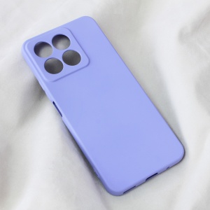 Мягкий бархатный чехол Teracell для Honor X8a, фиолетовый