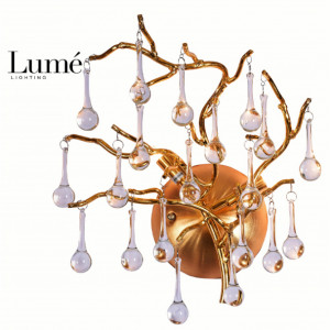 Luna 168 zidna lampa 2G9 bronza