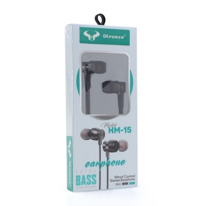 Наушники Oxpower HM15 3,5 мм серебристые