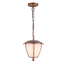 Подвесной светильник LANTERN 1015S 1*E27, старое золото, IP44 - Img 3