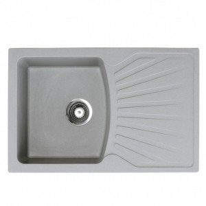 Раковина Metalac X QUADRO PLUS 770x500 графит/графит