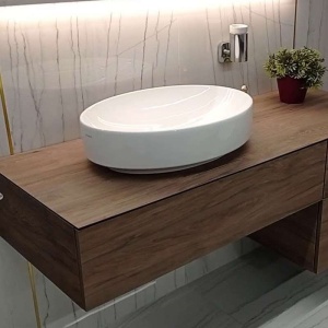 Раковина VariForm 55x40 овальная накладная