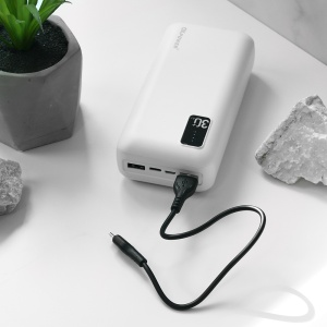 Резервный аккумулятор Oxpower PW30 30000 мАч белый - Img 2