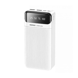 Резервный аккумулятор REMAX Lesu Series RPP-103 2A Cabled 30000mAh белый