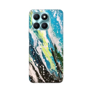 Силиконовый чехол с принтом для Honor X6a Abstract