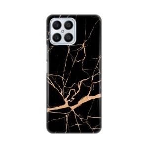 Силиконовый чехол с принтом для Honor X8 All Black
