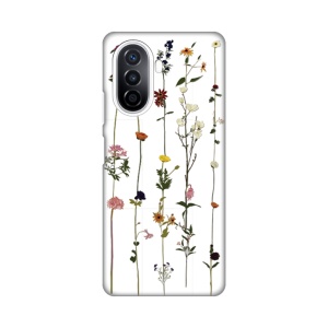 Силиконовый чехол с принтом для Huawei Nova Y70/Y70 Plus Flower