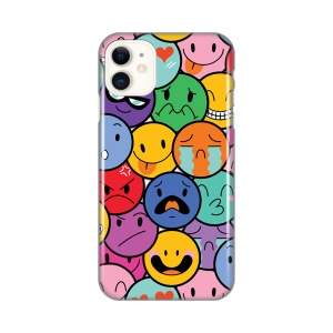 Силиконовый чехол с принтом для iPhone 11 6.1 Smiles
