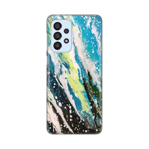 Силиконовый чехол с принтом для Samsung A336B Galaxy A33 5G с абстрактным рисунком