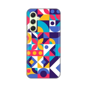 Силиконовый чехол с принтом для Samsung A546B Galaxy A54 5G, цветная мозаика