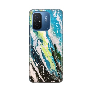 Силиконовый чехол с принтом для Xiaomi Redmi 12C Abstract
